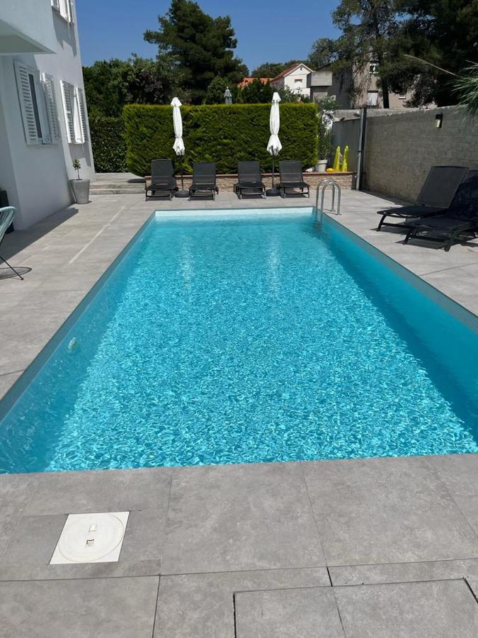 Haus Dalmatia With Heated Pool Appartement Bibinje Buitenkant foto